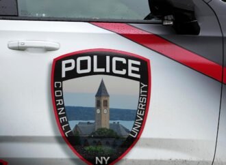 Cornell building is sprayed with graffiti blasting school’s response to gang rape complaint