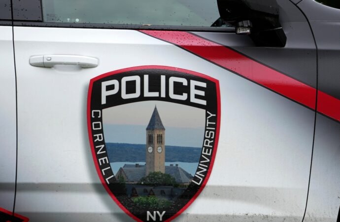 Cornell building is sprayed with graffiti blasting school’s response to gang rape complaint