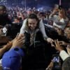Crowds welcome Venezuela’s María Machado after months in exile