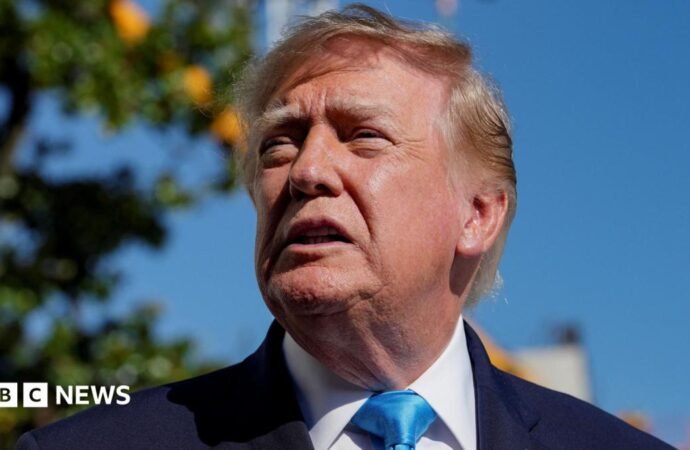 Donald Trump says a ‘threat’ led US to move bombers from RAF Fairford
