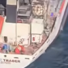 Eight crew missing after drone attack leaves tanker ablaze off Romania’s coast
