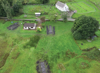 Elderly residents of tiny Scottish island just uncovered a medieval monastery