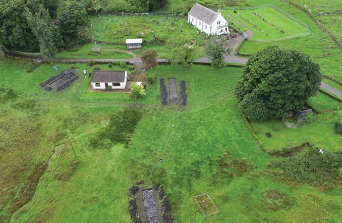Elderly residents of tiny Scottish island just uncovered a medieval monastery