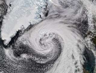 Extratropical Cyclone Whips Past Iceland – NASA Science