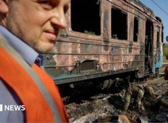 Fear and disruption for Ukraine’s rail passengers as Russia escalates drone attacks