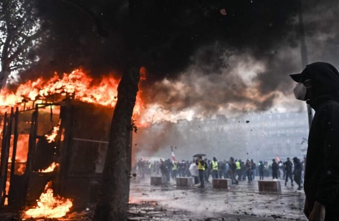 France is aflame as peaceful protests over the cost of living devolve into chaos and looting