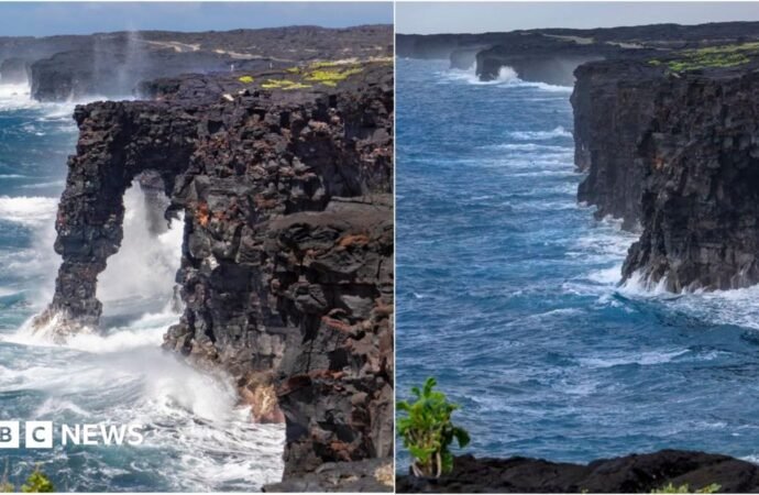 Hawaii’s iconic 500-year-old Hōlei Sea Arch has collapsed into the sea