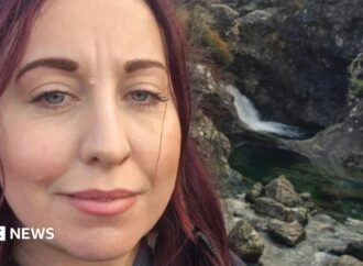 Husband’s tribute to British woman who died after rescuing son in the Bahamas