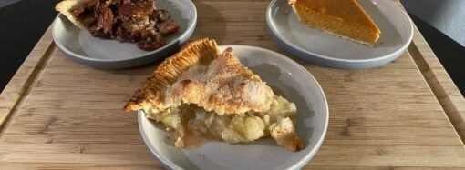 I made Ina Garten’s apple, pumpkin, and pecan pies. The best recipe of the day surprised me, and I’m saving it forever.