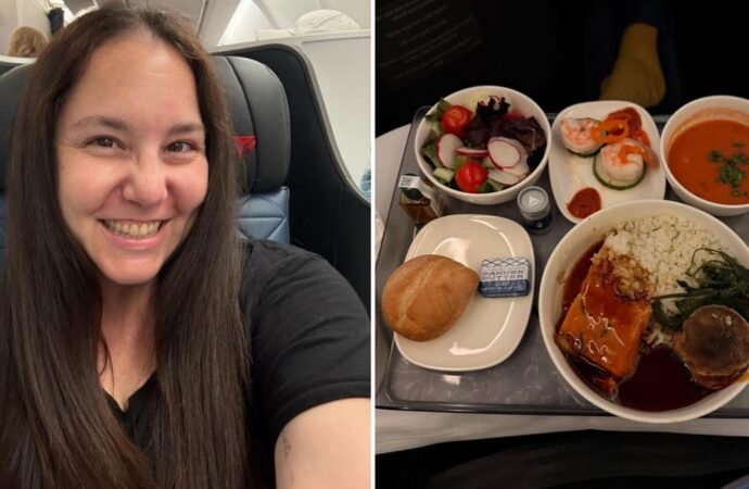I paid $900 to upgrade to Delta One. The suite was like a mini-hotel, but the food was disappointing.