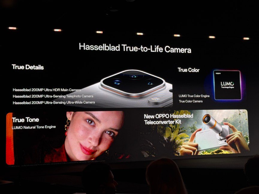 Slide about Hasselblad camera partnership.
