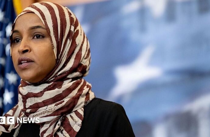 Ilhan Omar says ‘bizarre’ pre-dawn raid on her home is forcing her to leave