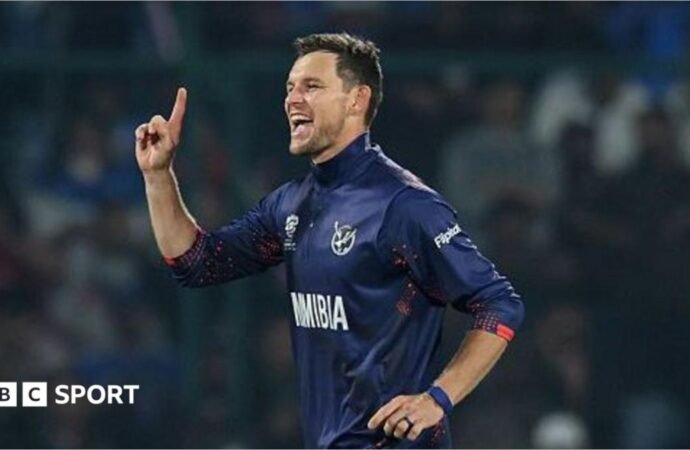 Ireland Cricket: Namibia level series against tourists after Gerhard Erasmus’ 156 not out