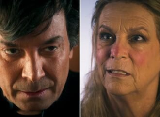Jimmy Fallon and Jamie Lee Curtis Transform Into Nathan Fielder and Elizabeth Holmes to Spoof ‘You Can See Everything’