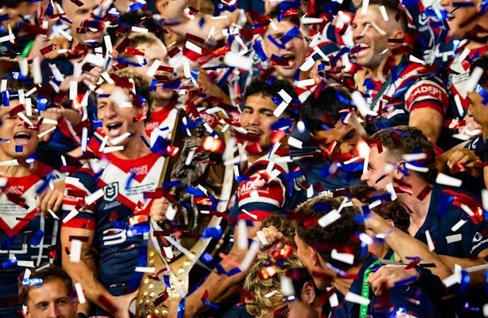 Knights coach ‘couldn’t be prouder’ as Roosters celebrate grand final victory