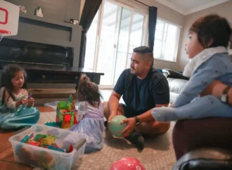 More dads taking paid family leave for a new baby, sometimes as much as moms are