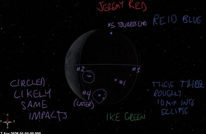 NASA shares Artemis II astronauts’ handwritten mission notes