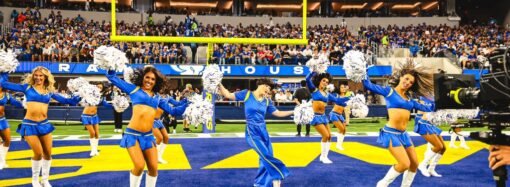 NFL Introduces Celebrity Guest Cheerleaders: On the Sidelines With Comedian Atsuko Okatsuka and the L.A. Rams (EXCLUSIVE)