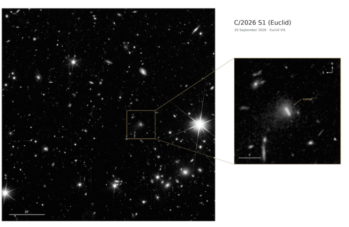 New comet accidentally discovered by space telescope