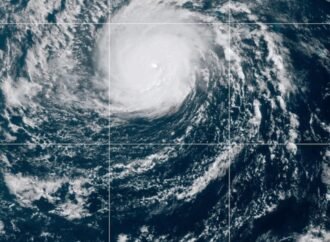 Nolo becomes a Category 3 Hurricane in the remote Pacific Ocean