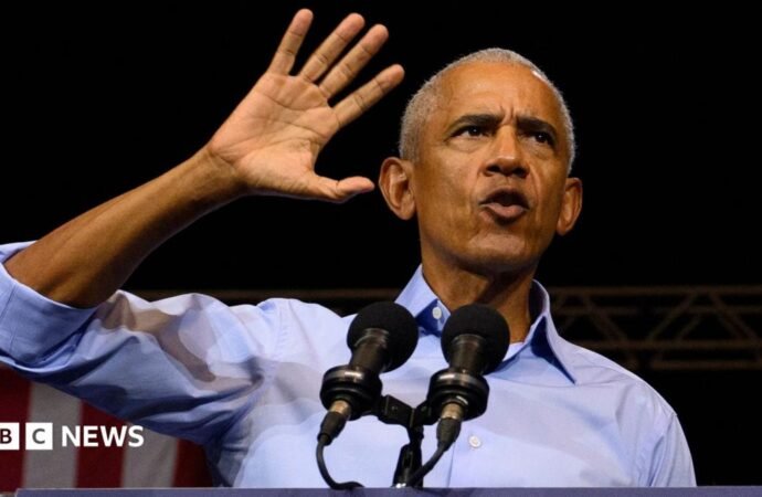 Obama attacks Trump as he campaigns for Democrats ahead of midterm elections