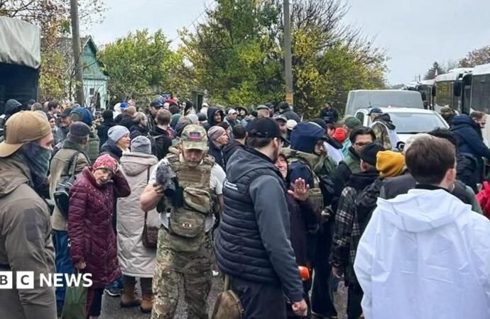 Oleshky: Ceasefire allows evacuation from Russian-occupied city
