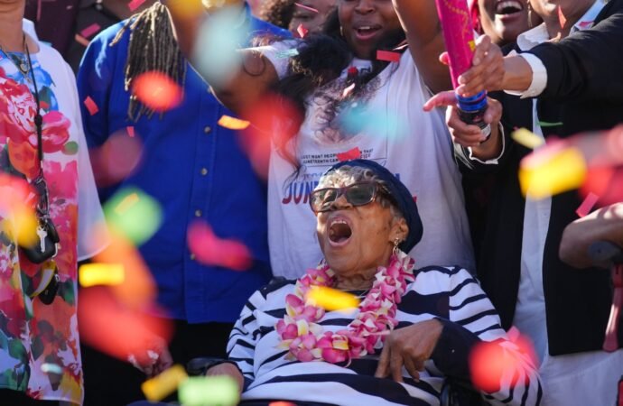 Opal Lee celebrates 100th birthday by kicking off construction of Juneteenth museum
