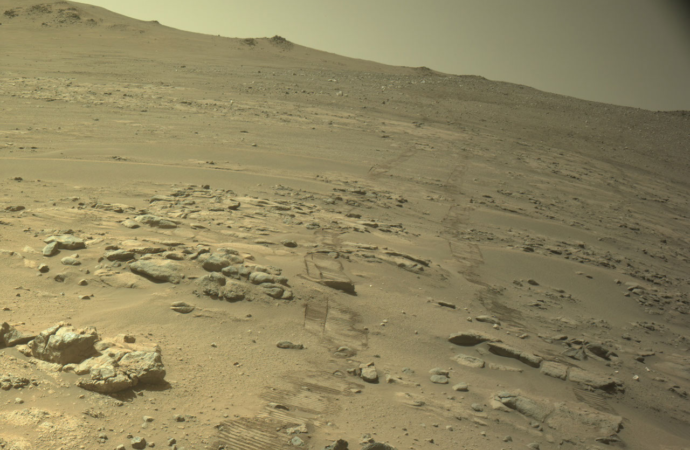 Perseverance Navcam Image Marks Record Drive – NASA Science