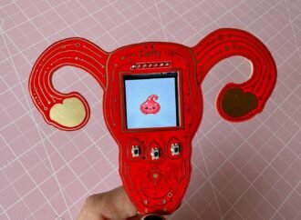 Play ‘Doom’ on this tiny, uterus-shaped period tracker