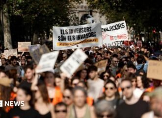 Protesters across Spain demand action over housing crisis