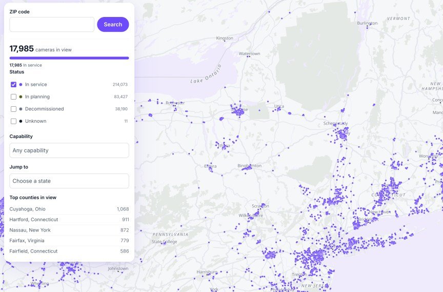 Zoom on Proton's Flock map tool.