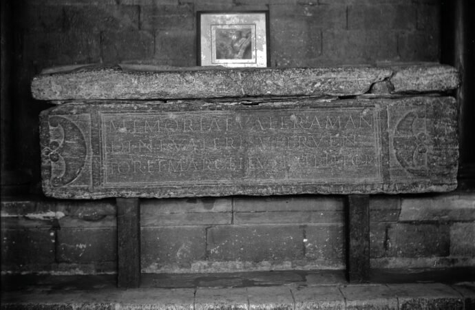 Roman sarcophagus inside Westminster Abbey originally held a different body