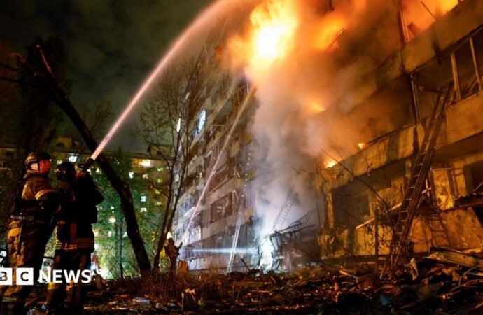 Russian strikes hit key power plant in Kyiv, Zelensky says