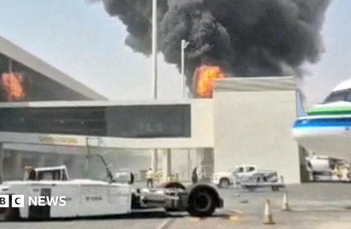 Saudi Arabia says three nationals killed in Houthi attacks on Riyadh airport.