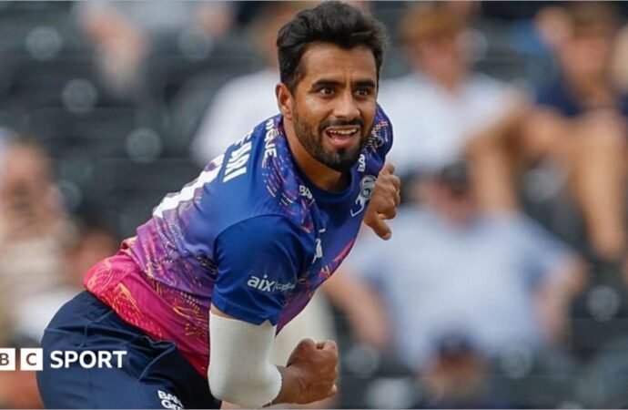 Shafiqullah Ghafari: Durham bowler extends contract for 2027 season