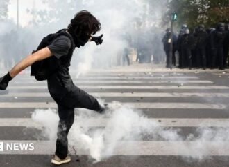 Tear gas in Paris and Marseille as school protests spread and grow across France