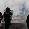 Teenager’s hand blown off during confrontation between France school protesters and riot police