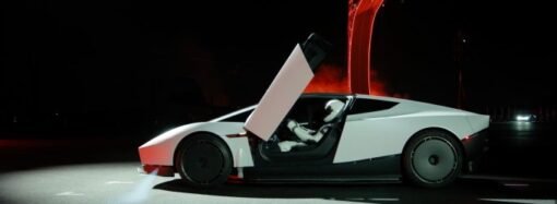 Tesla reveals SpaceX-powered Roadster that flies and falls with style | TechCrunch