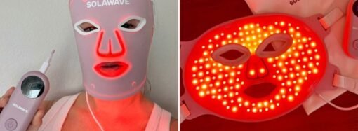 The Solawave Red Light Therapy Mask, our favorite flexible LED mask, is still $130 off even though Prime Day ended.