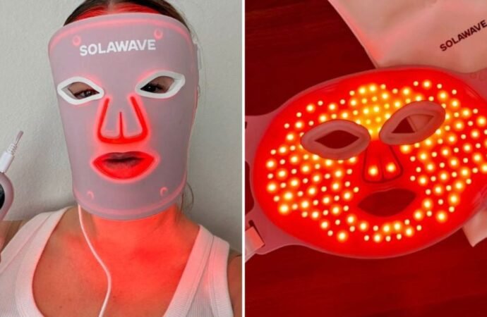 The Solawave Red Light Therapy Mask, our favorite flexible LED mask, is still $130 off even though Prime Day ended.