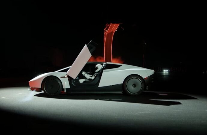 The Tesla Roadster flew, drove upside down, and hit 60mph in under a second