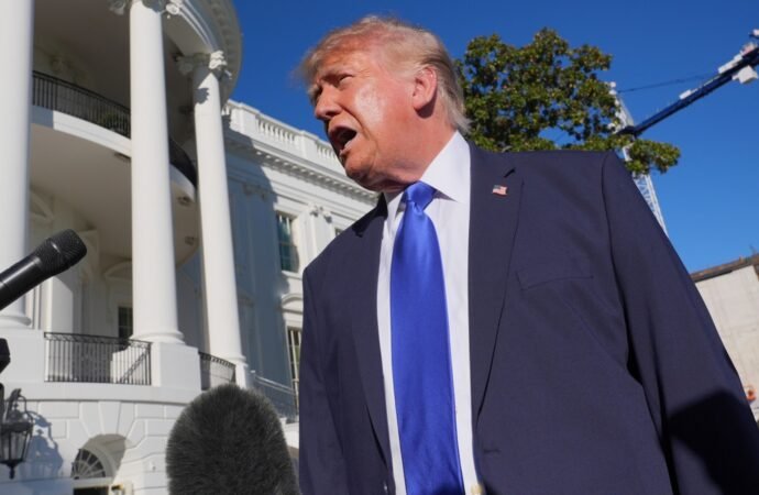 Trump says he ‘heard something about’ Justice Department probe into longtime ally Corey Lewandowski