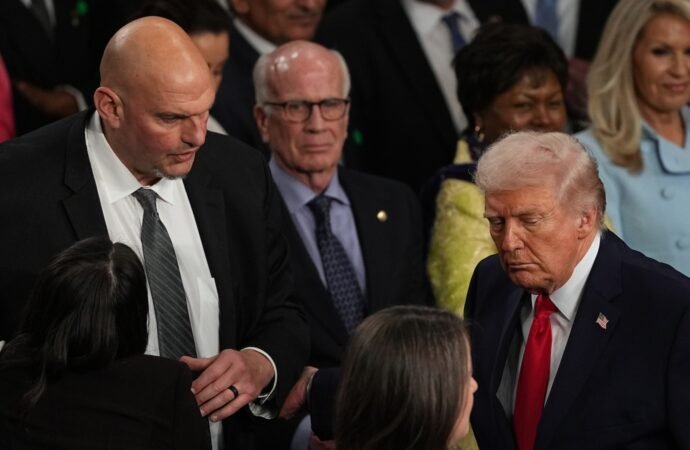 Trump urges Sen. John Fetterman to switch parties and become a Republican