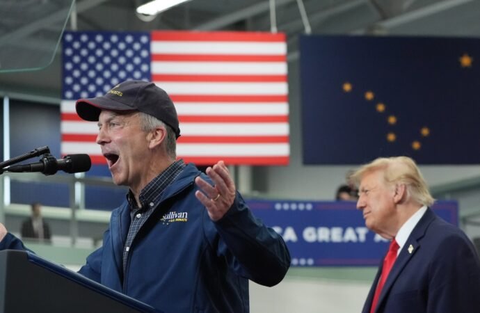 Trump went all the way to Alaska in a sign of just how close its Senate race may be