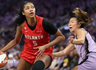 WNBA: Angel Reese stars as Atlanta Dream win first Finals match with victory against Golden State Valkyries