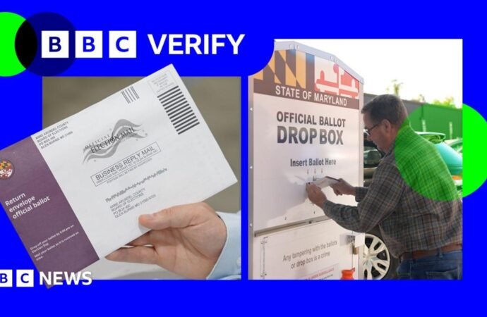 Watch: How US mail-in ballots are secured and counted for the midterm election