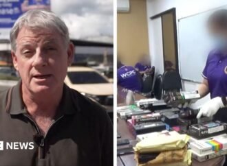 Watch: VHS tapes and computers handed to police as Thomas Markle is investigated