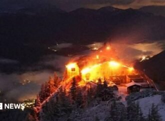 Watch as fire engulfs Hitler’s mountaintop Eagle’s Nest retreat