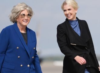 Who’s on Air Force One? Trump’s midterms entourage includes strategists, aides and aging athletes